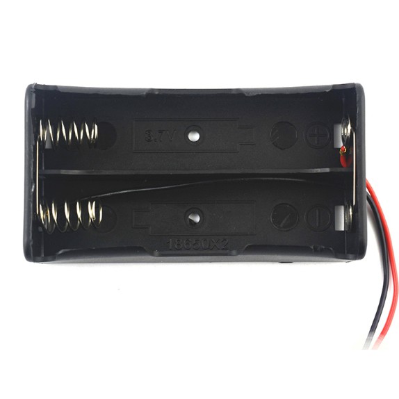 《1151》18650電池盒 2節 電池盒 充電座帶線 附引線 DIY 鋰電池盒 並聯