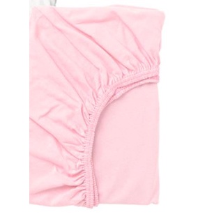 IKEA LEN 嬰兒床床包/粉紅色(僅拍攝陳設道具使用)