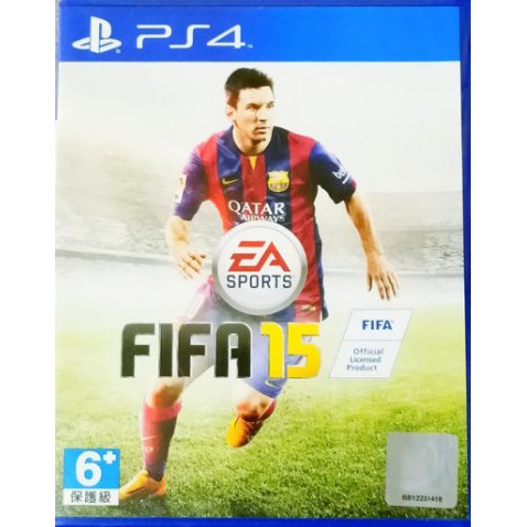 PS4亞版中古品~FIFA 15 國際足盟大賽 15 足球 (中文版)