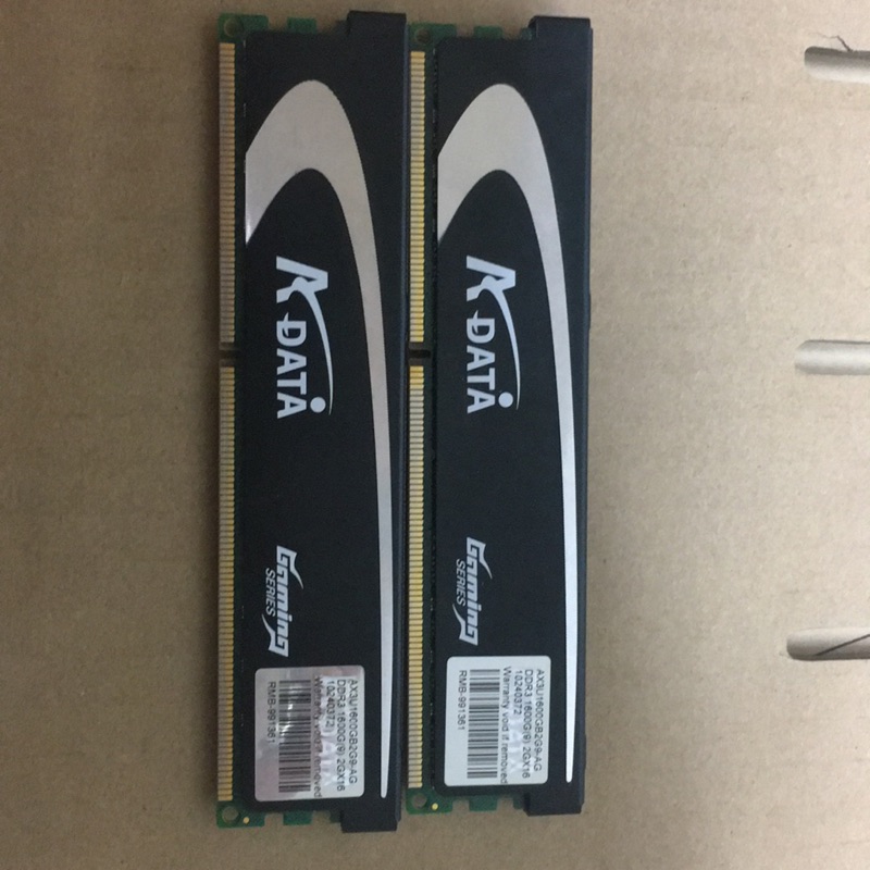 威鋼 ADATA DDR3 1333 2G 記憶體 2支
