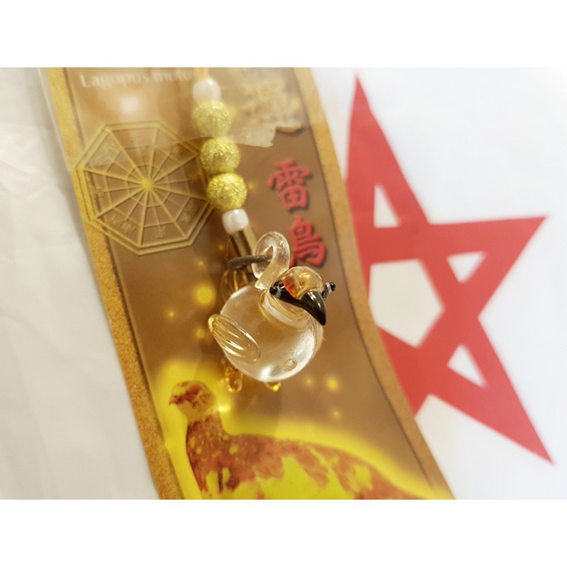 二手市集 京都晴明神社 一条戾橋 安倍晴明 金運雷鳥 手作工藝 紀念品 吊飾 全新 蝦皮購物