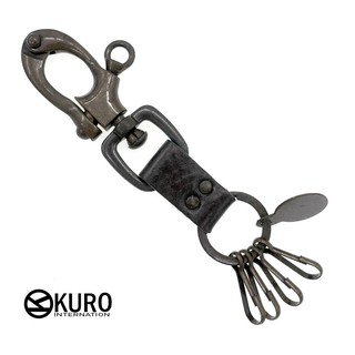 KURO-SHOP 潮流新風格 復古鐵牌 鑰匙圈
