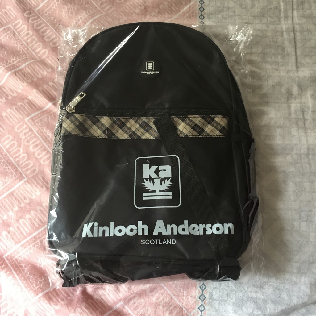 全新 英國品牌 金安德森Kinloch Anderson 黑色休閒後背包 肩背包 手提包 平板包 小筆電包