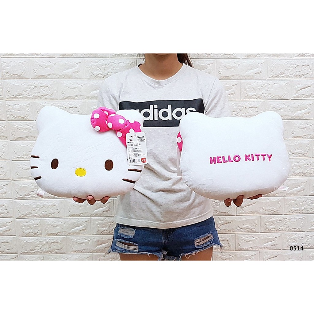 Hello kitty超低價頭型抱枕 長29cm hello kitty枕頭  全新正版hello kitty午安枕