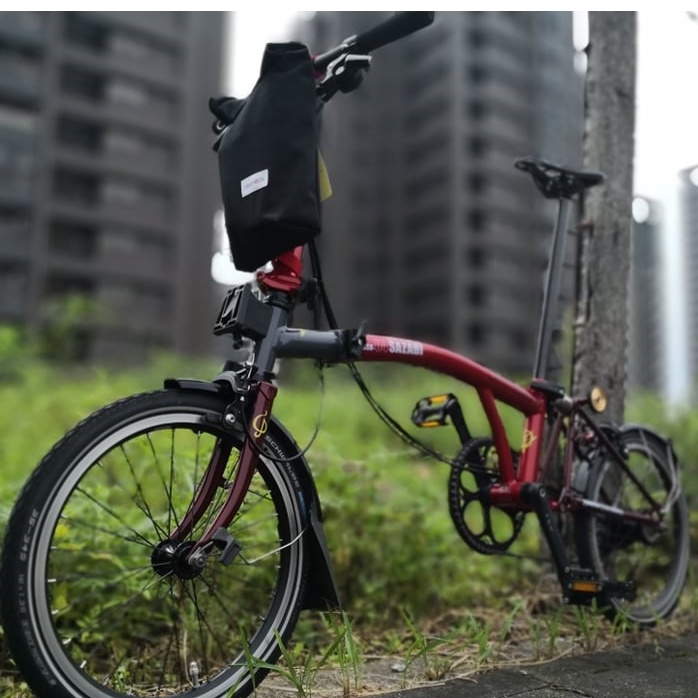 小布Brompton把手座墊坐墊包袋適合攜帶備胎內胎水壺工具(MiniMODs)Handlebar Saddle bag
