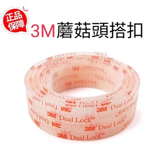 3M透明款蘑菇頭魔鬼氈【台南現貨】Dual Lock搭扣 3M透明雙重鎖蘑菇頭 250型強力貼 魔力扣 蘑菇搭扣 破盤王