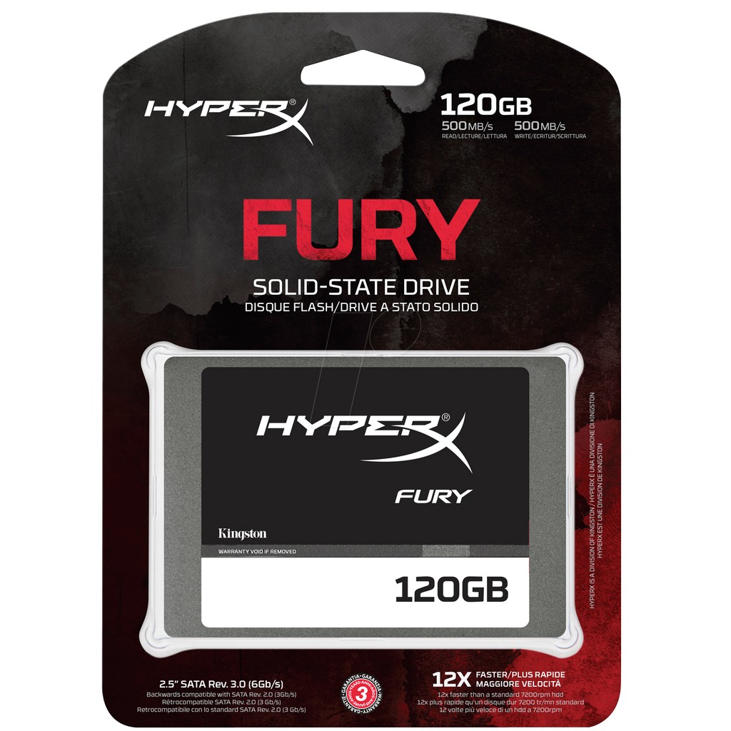 Kingston HyperX Fury SSD 120GB