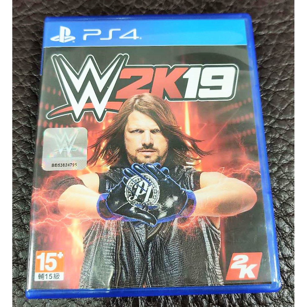 PS4 遊戲光碟 WWE美國職業摔角聯盟 2K19 WWE~ 二手 9成新