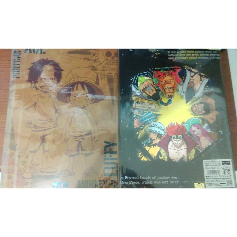One Piece 海賊王航海王資料夾魯夫艾斯十一超新星日貨日本 蝦皮購物