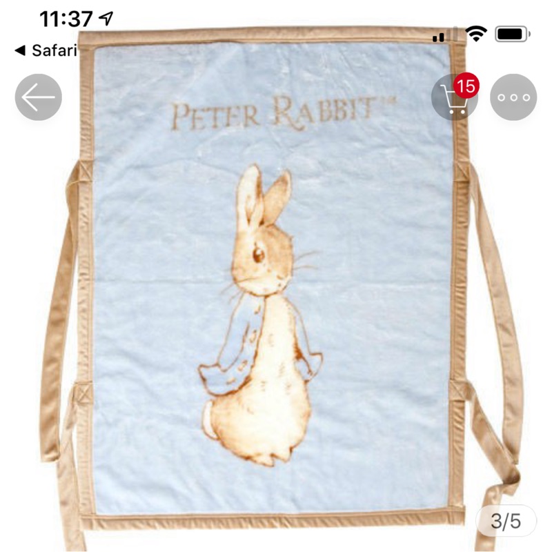 彼得兔嬰幼兒棉被 - 85成新（原價1400上下）