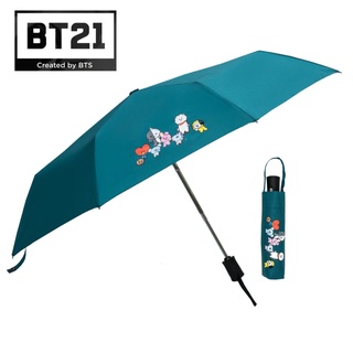 BT21│三段式全自動雨傘 群夢 綠色的 / 來自韓國首爾
