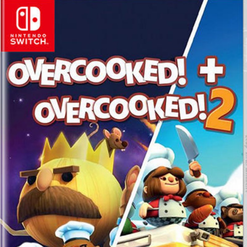 近全新 NS Switch遊戲 煮過頭1+2合輯 (Overcooked)–中英文版