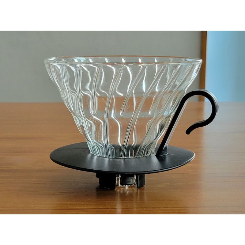 【HARIO】玻璃咖啡濾杯 V60 玻璃濾杯 手沖咖啡濾杯 (1~4人份)二手品