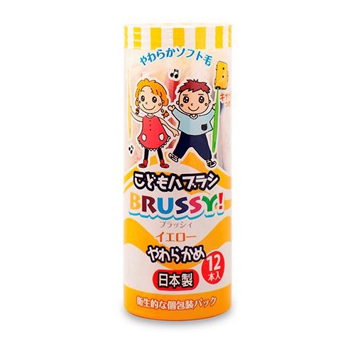 日本UFC BRUSSY兒童專用牙刷12入(軟毛款)【小三美日】DS007100