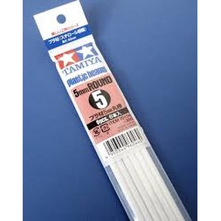 (大鳥叔叔模型)TAMIYA 田宮工作樂70134丸棒 改造棒5mm白色6入長40CM