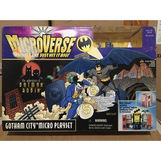 全新 1996年 Kenner 蝙蝠俠 batman gotham city micro playset 口袋場景