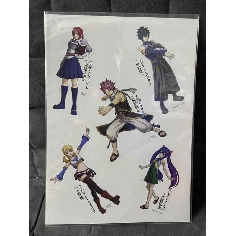 妖尾妖精的尾巴角色紙牌紙卡魔導少年納茲露西格雷艾爾莎溫蒂柿原徹也中村悠一大原佐藤聰美平野綾