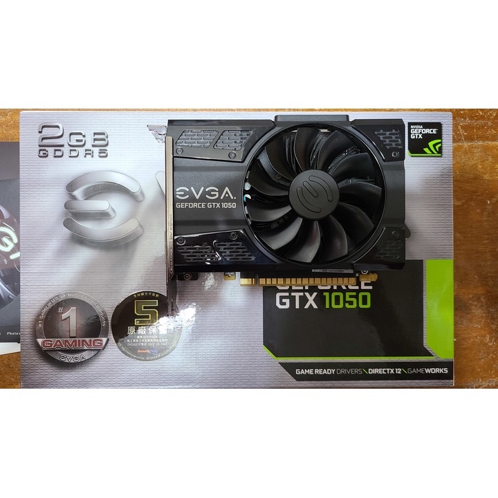 EVGA GTX1050 2G 免插電 原廠保固 極度省電 遊戲顯示卡