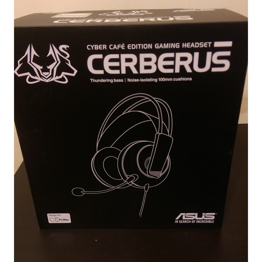 全新未拆封 華碩 ASUS ROG CERBERUS 賽伯洛斯電競耳機