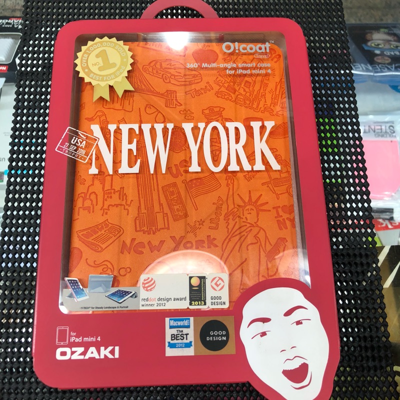 全新庫存的 Ozaki Tavel iPad mini 4 專用 多角度保護(紐約）