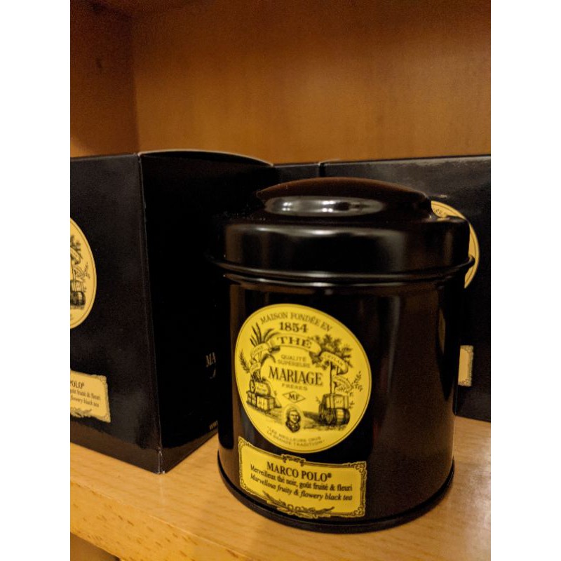 [瑪黑茶罐 ]法國 Mariage Frères 瑪黑兄弟 瑪黑茶 密封鐵罐 散茶100g 皇家婚禮 馬可波羅 皇家伯爵
