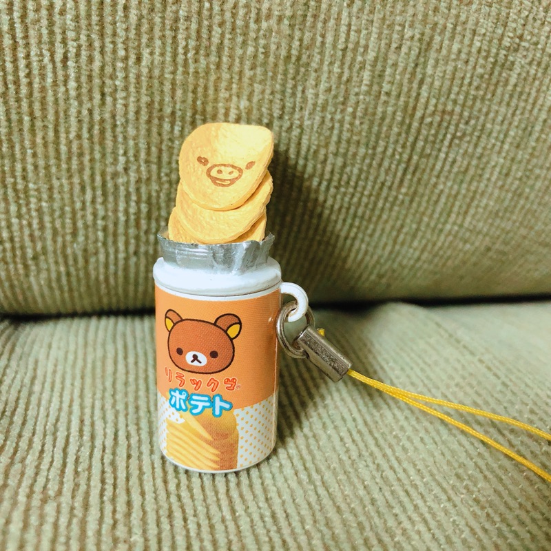 拉拉熊 洋芋片 餅乾 扭蛋 吊飾 轉蛋 懶懶熊 食玩 掛件 Bandai