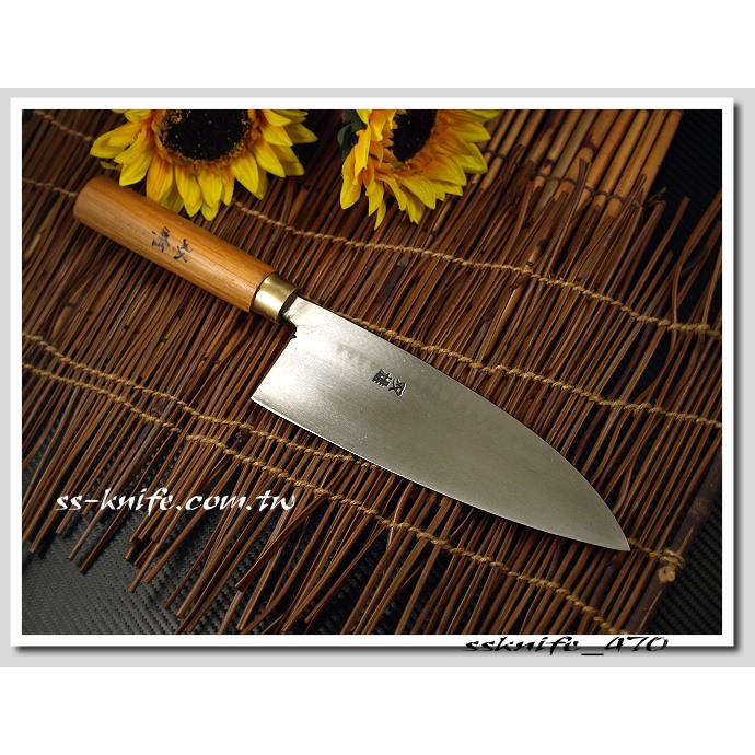 雙雄鍛造_出刃雞肉刀出刃 日式料理剁刀220mm(左手適用) 型號:ssknife_470