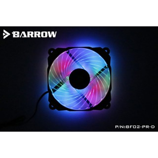 小白的生活工場*BARROW 幻彩恆定燈效12公分風扇 PWM冷排風扇 液壓軸承 BF02-PR (黑固定架)