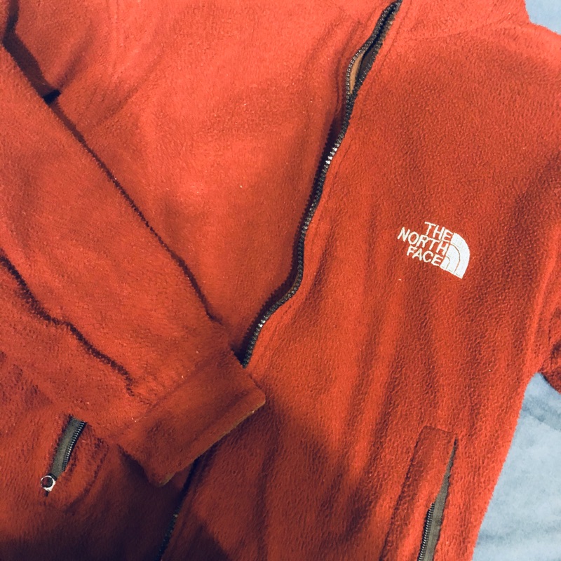 the north face 絨毛古著外套