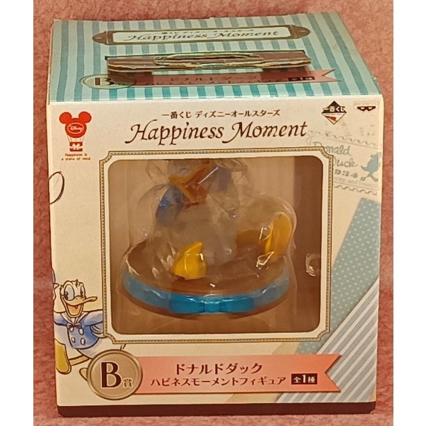 全新 日版 現貨 迪士尼 Happiness Moment 一番賞 B賞 唐老鴨 公仔