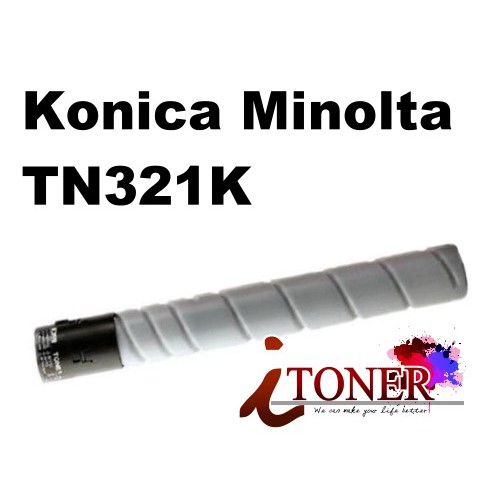 Konica Minolta bizhub TN321K  TN-321 影印機黑色相容碳粉 C224e C364e