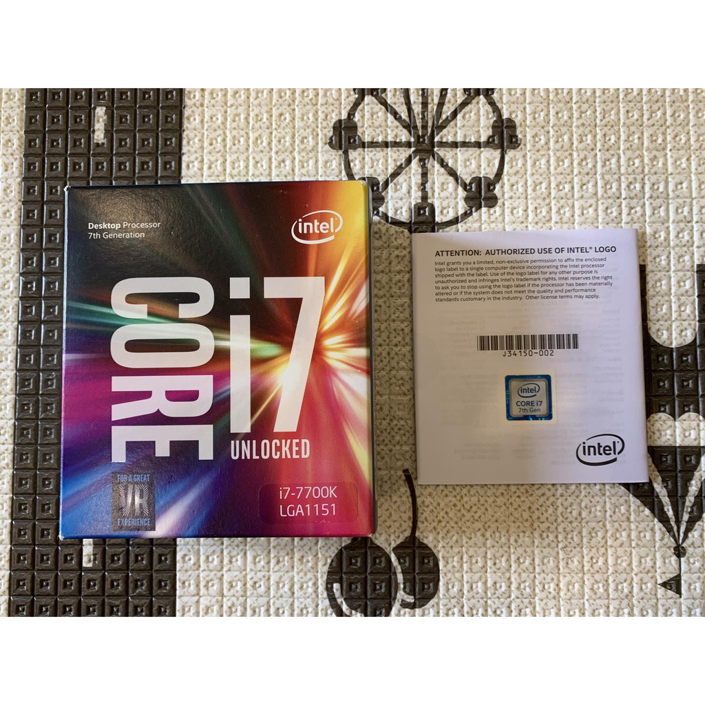 【現貨】Intel Core i7 7700K 1151 CPU 盒裝 + GIGABYTE GA-Z170M 主機板