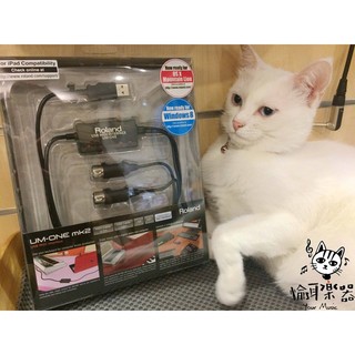 ♪ Your Music 愉耳樂器♪ROLAND MIDI線 UM-ONE MK2 USB MIDI CABLE錄音傳輸