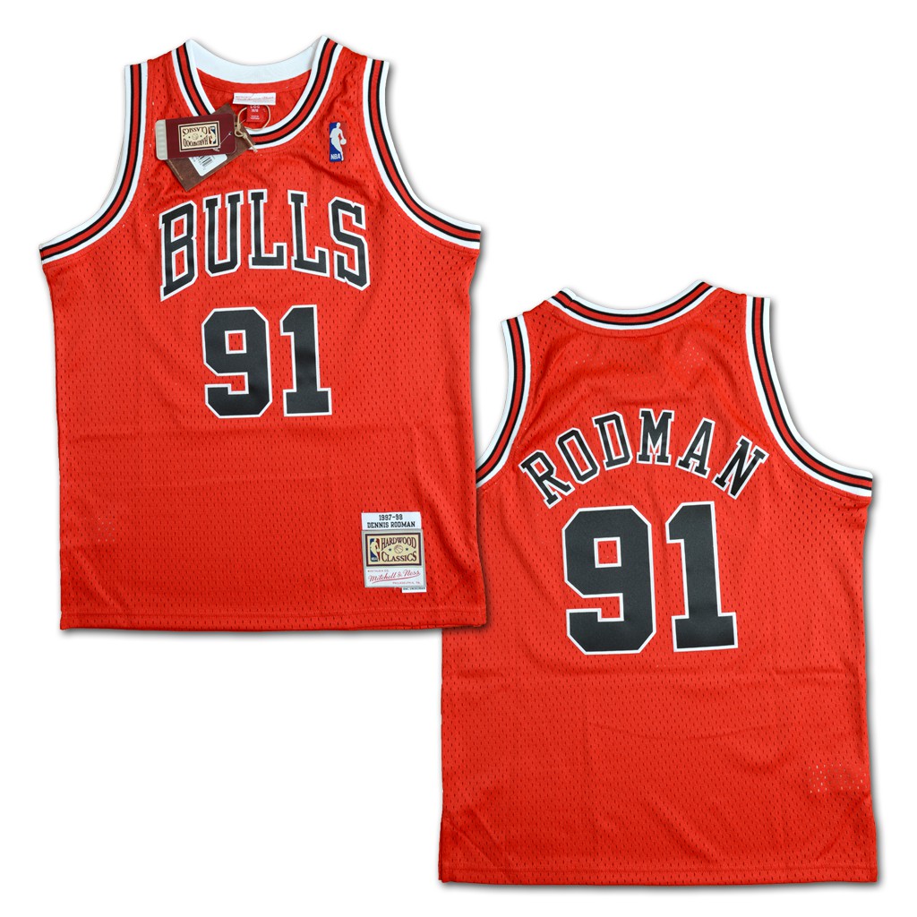 Mitchell &amp; Ness NBA 芝加哥公牛隊 Dennis Rodman 青年版 Swingman 球衣