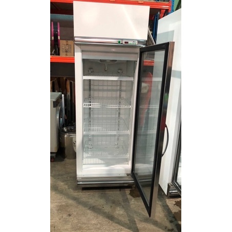 銘騰單門冷凍透明展示冰箱220v  $35000 保證漂亮 尺寸：73-83-206