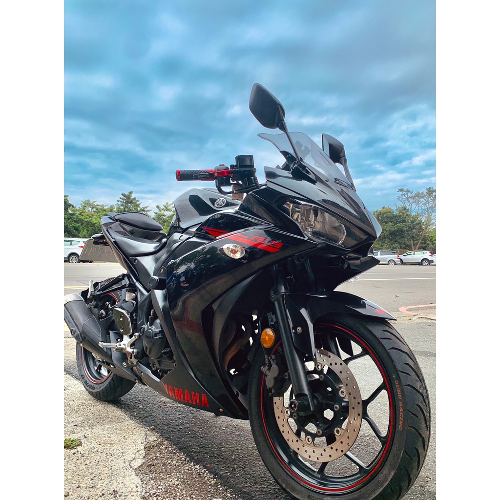 YZF-R3YAMAHAABS二手檔車中古車配合全額.超額.學生貸款強力過件白牌黃牌紅牌仿賽街車大型重機滿18即可辦理