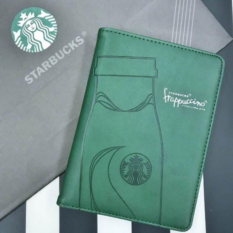 星巴克 星冰樂護照套-綠色/證件套/萬用套/護照證件收納包 綠色