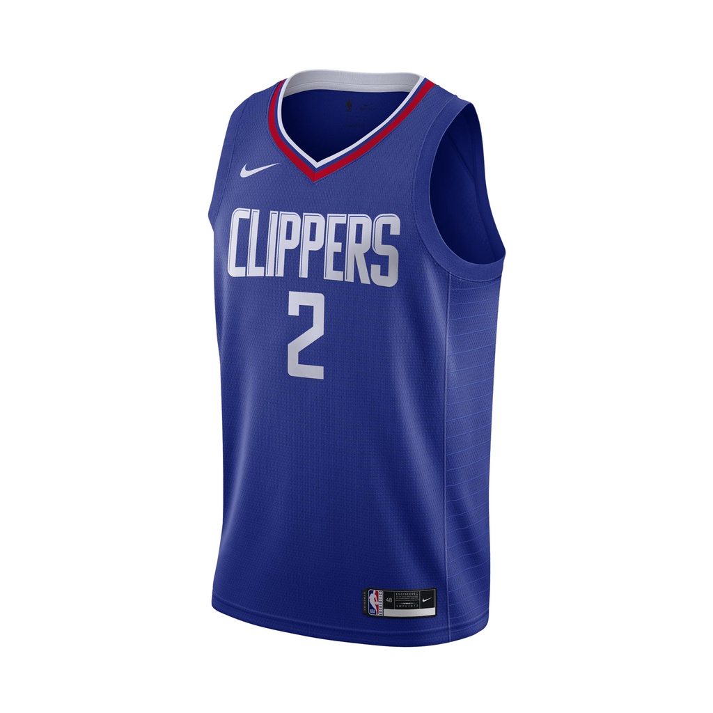 Nike 球衣 Kawhi Leonard Clippers NBA 2020 藍 快艇【ACS】 CW3668-402
