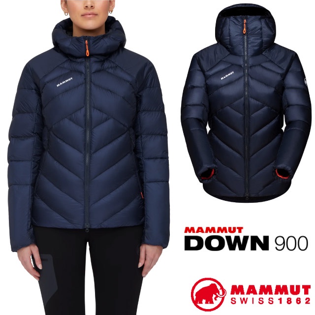 【MAMMUT 長毛象】3色送》女款 900FP鵝絨 超輕連帽羽絨外套 Taiss IN Hooded_02710