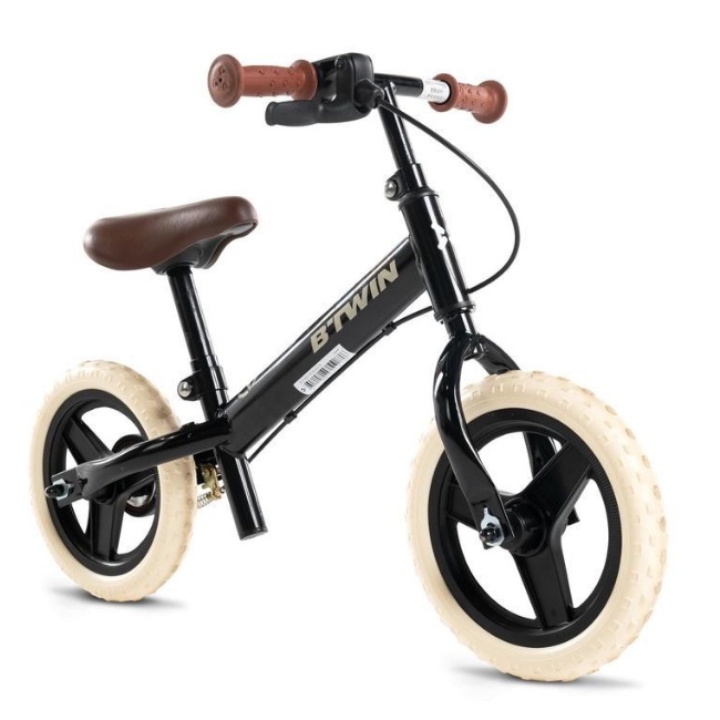 迪卡儂兒童平衡車 實心胎越野滑步車 B'TWIN Push Bike 520