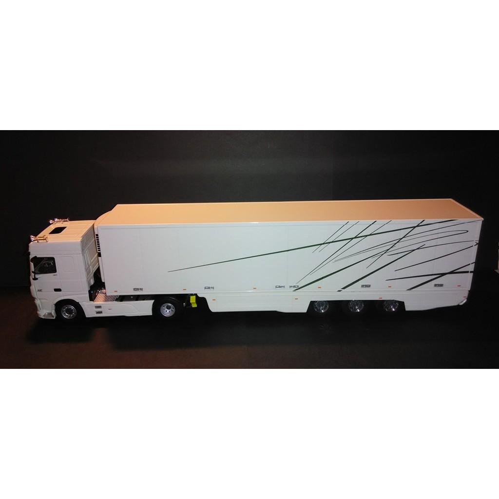 Daf XF 460 卡車 冷凍貨櫃 拖車金屬模型 1/43