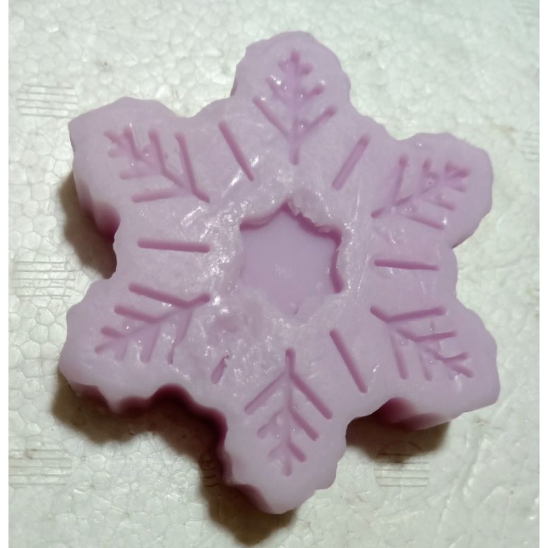 紫色薰衣草精油聖誕葉造型手工皂