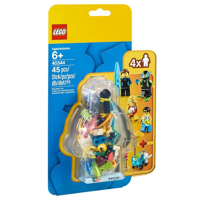 【積木樂園】 樂高 LEGO 40344 CITY系列 城市沙灘擴充包(4人) 城鎮系列