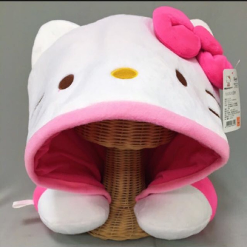 Hello kitty 多功能連帽頸枕