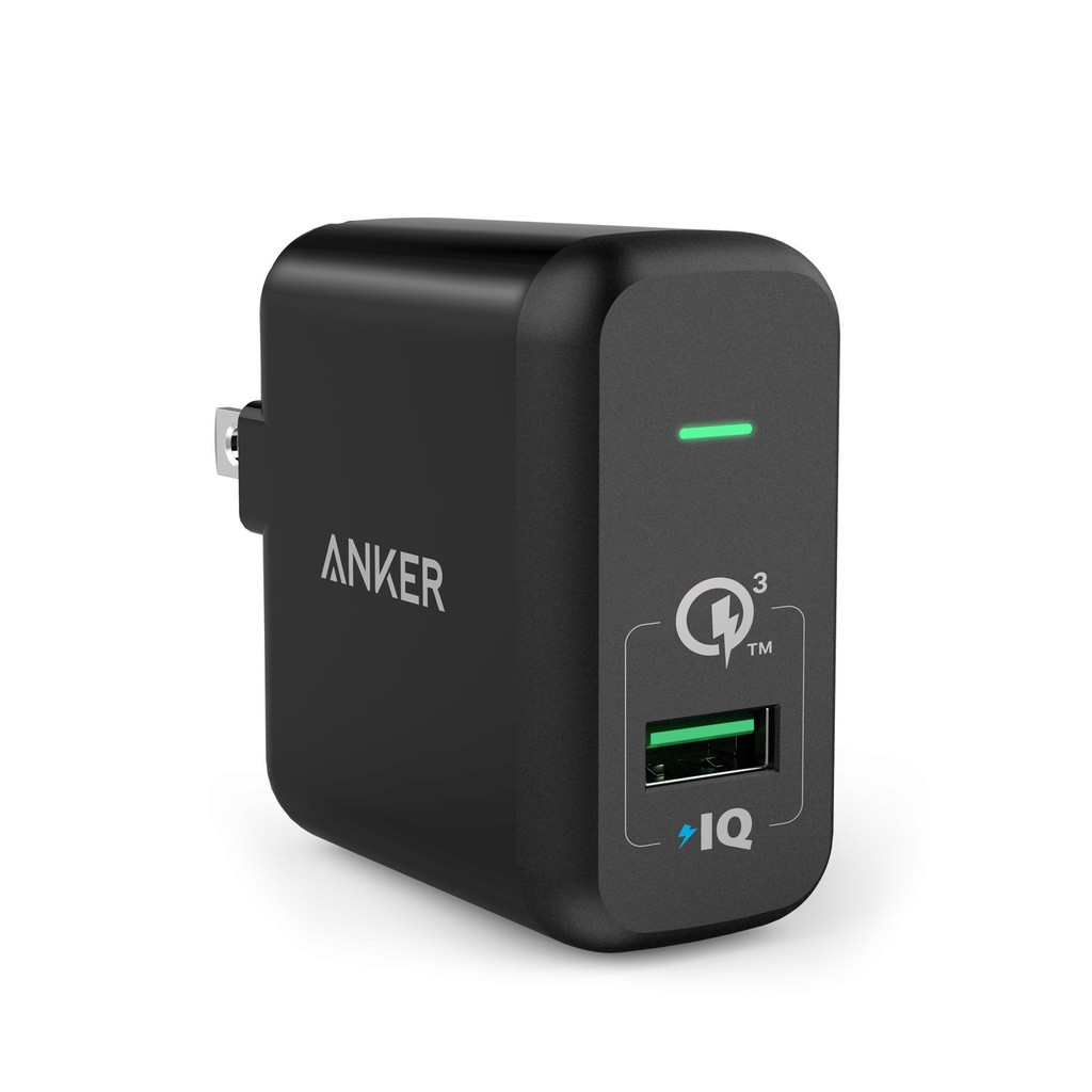 迷你輕巧 Anker獨家專利 最新產品 QC3.0快速充電 四倍速度 SAMSUNG  iphoneX  另有二孔四孔可