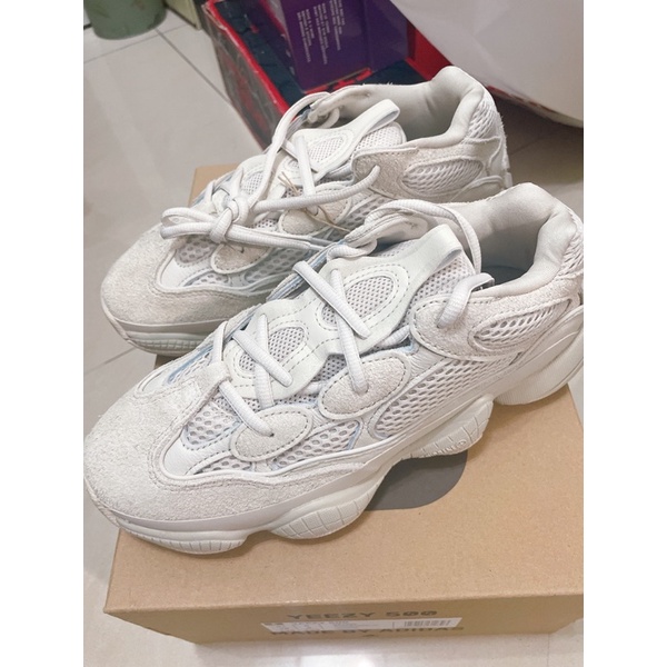 adidas originals Yeezy 500 "Blush" 厚底休閒老爹鞋 女款 灰白