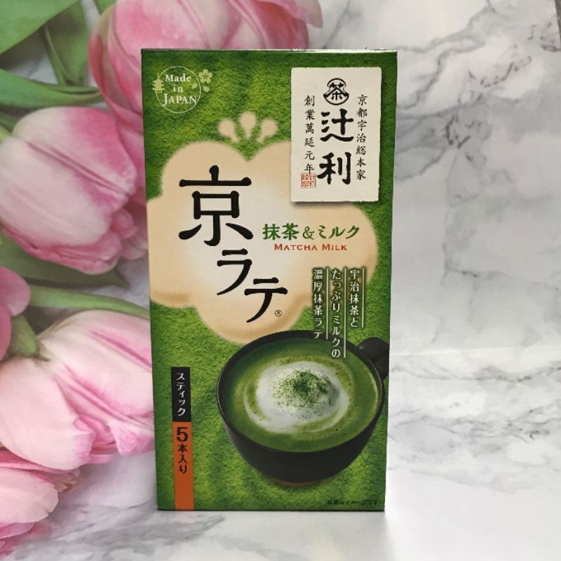 ［出清良品］日本 片岡物產 京拿鐵  辻利抹茶拿鐵5包入(盒) / 宇治抹茶入檸檬茶 5本入   ^_^多款供選(請確認