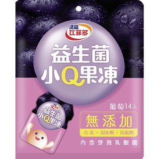 【小梨窩】台灣比菲多益生菌小Q果凍-葡萄280g