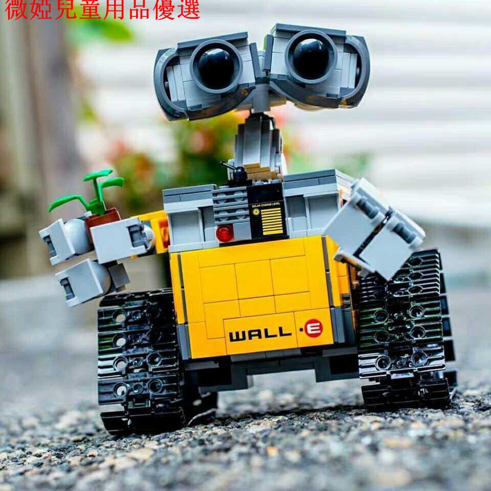 💕現貨💕兼容樂高科技瓦力機器人21303 星球大戰兒童拼裝益智積木玩具模型