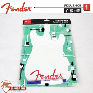 【爵士樂器】Fender 原廠 白板+筆 (電吉他造型款)